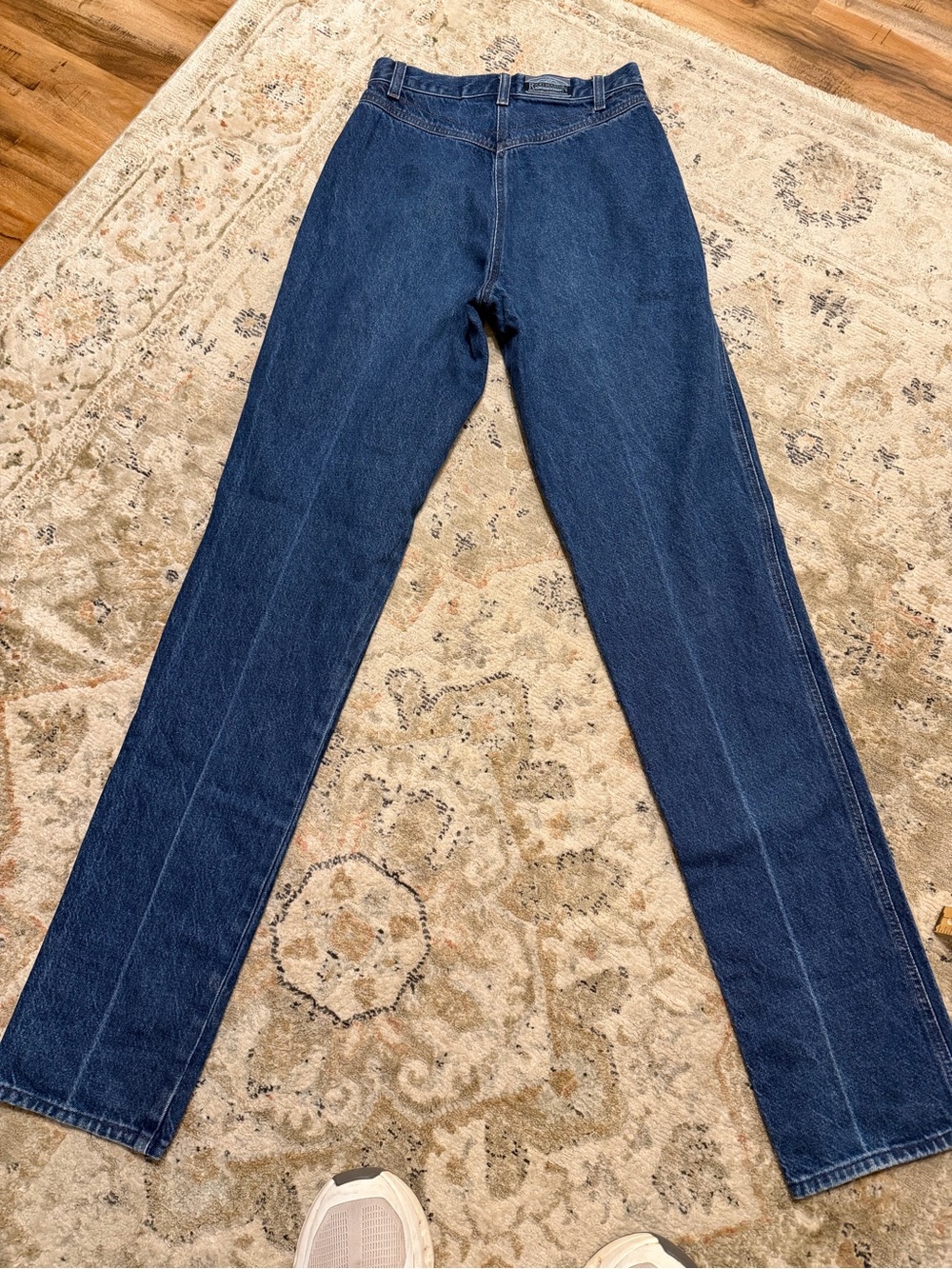 Vintage Rockies Women's Straight Leg Jeans - Dark Blue Denim - Picture 7 of 11